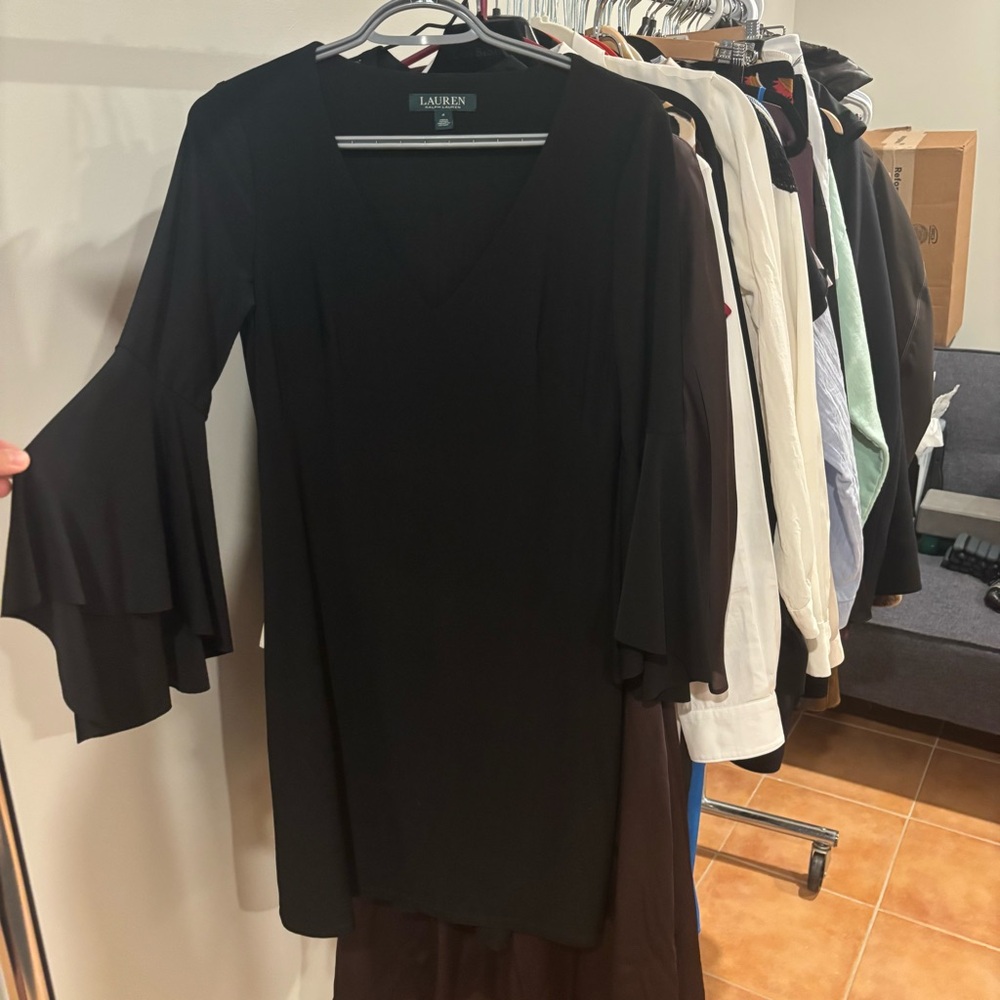 Ralph Lauren Elegant Black Dress